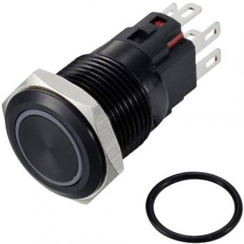 3A Pushbutton Switch with Off/(On) Function