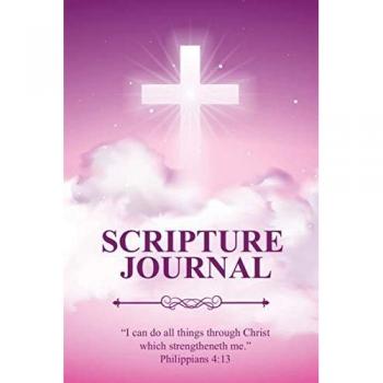 Scripture Journal: Scriptures, Bible Verse & Prayer Journal, Daily Study Notes, Writing Verses, Inspirational Christian Gift, Notebook