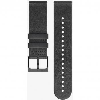 Cinturino in pelle Suunto Urban 6 22 mm All Black misura M