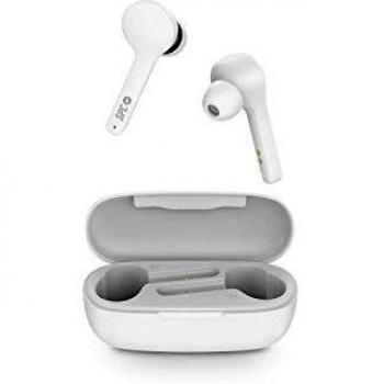 Auriculares Inalámbricos SPC Zion Air, Diseño Tipo Botón, Blanco