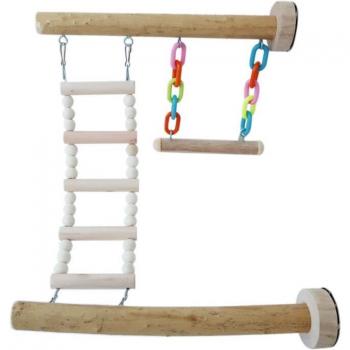 Budgie Bird Swing with Sleeping Stand