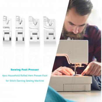Household Embroidery Tools: Rolled Hem Presser Feet