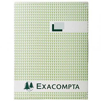 Exacompta 413E Geschäftsbuch, A4 kariert 150 Blatt Kladde mit Seitenzahlen