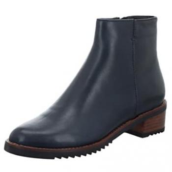 Everybody Damen Stiefelette Blau mit Blockabsatz 41