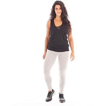 Legging Femme Softee Amastita – Design Monochrome Gris M