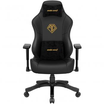Andaseat Phantom 3 L cuir PVC noir et or