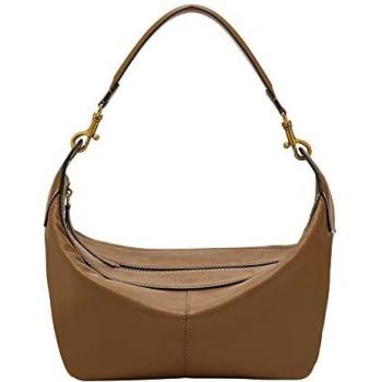 Liza Hobo S Tiramisu Sac à épaule en cuir marron pour femme