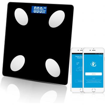 Advanced Electronic Bathroom Scales with Health Analysis and Wireless Syncing
