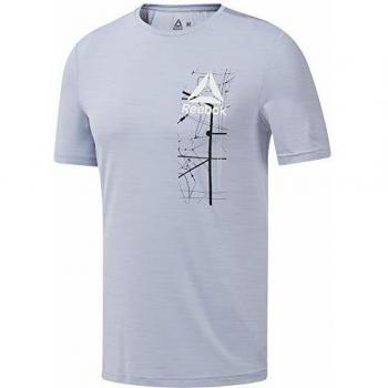 Reebok Activchill SS Graphic Tee pour hommes – Dendus – Large (L)