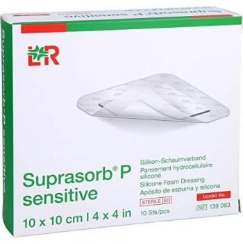 Verbandsstoff Suprasorb P Se Bo Li von Lohmann & Rauscher – 10 × 10 cm, 10 Stück
