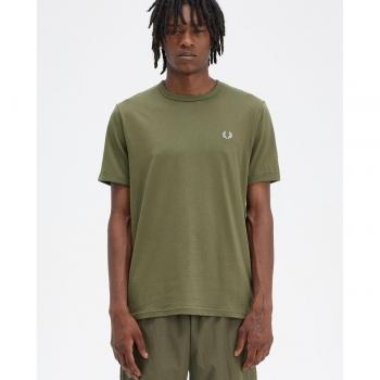 Ropa Fred Perry Hombre Camiseta de Manga Corta Cuello Redondo