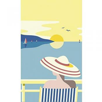 Évasion Solaire – Mural « transat, voilier et soleil »