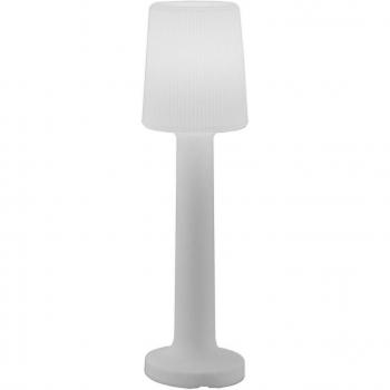 Lampada da terra Newgarden Carmen 110 cm bianco caldo, con cavo per interni ed esterni e luce LED bianco caldo