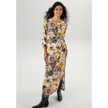 Aniston CASUAL Maxikleid mit individuellem Blütendruck