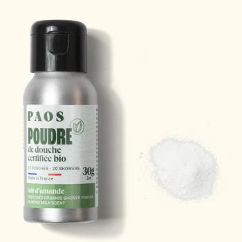 Poudre de douche bio au lait d'amande Paos