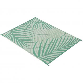 Outsunny Outdoor-Wendeteppich, wasserabweisend, 365x274cm, für Terrasse und Camping, Grün, mit Tragetasche