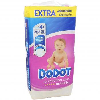 Dodot Activity Extra Windeln für Kleinkinder Größe 4, 52 Stück