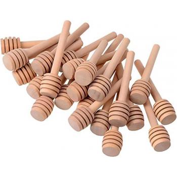 Agitateurs en bois pour pot de miel