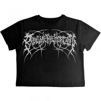 Bring Me The Horizon Top Corto con Logo Metallizzato Genxsis Femminile XXL