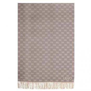 Liu Jo One Size Gray Logo Wrap
