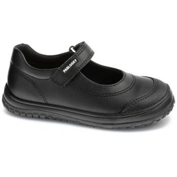 Zapatos Pablosky para niñas con cierre adherente en color negro