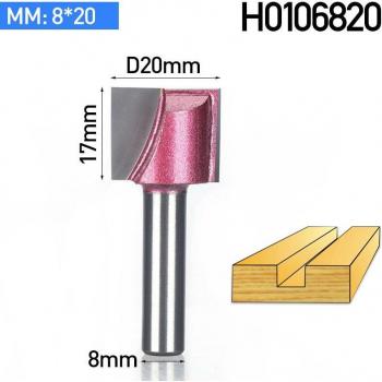 Woodworking CNC Endmill 8mm Shank Bit