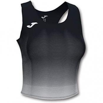 Joma Mädchen Elite Sporttop – Schwarz-Weiß – 4XS