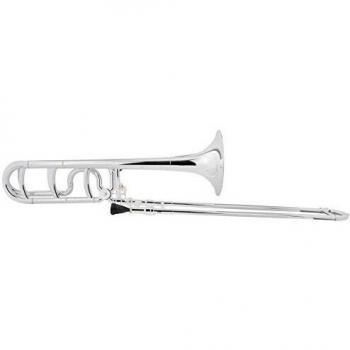 MardiBrass Plastik Kunststoff Bb/F Quart Posaune Leicht Gigbag Mundstück silber