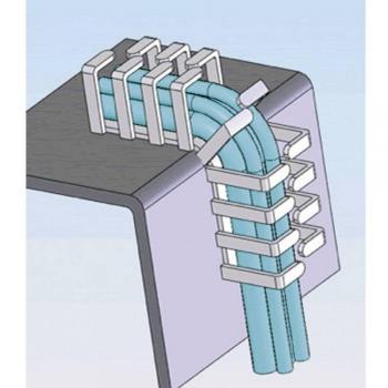 Canalina flessibile 16 mm Richco RX1616-4 Grigio 1 pz