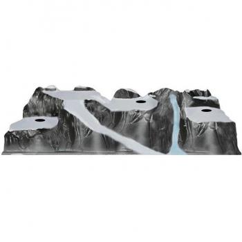 Decorazione Murale Paesaggio Corvara 120 x 40 cm