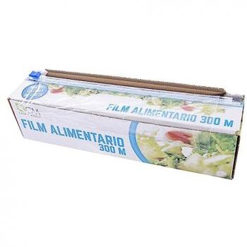 Film Alimentario 30 × 300 m – Bobina Estirable Violeta con Caja y Cuchilla