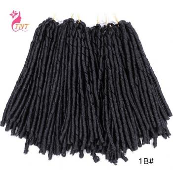 Extensions de cheveux Faux Locs 14 pouces pour tresses Jumbo
