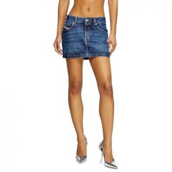 Denim Chic : Mini‑Jupe Bleue 25 de Diesel