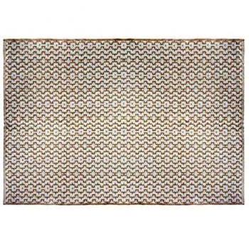 Tapis en jute blanc 120 x 170 cm