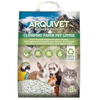Areia de Papel para Gatos 6 Litros Arquivet