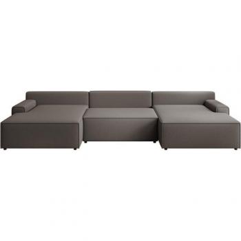 Trendige Wohnlandschaft Challenge, Couch mit Bettkasten