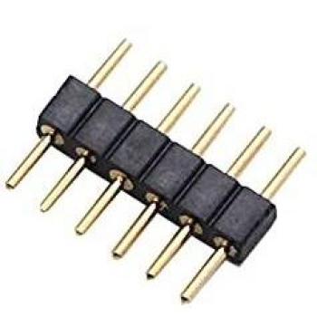 Conector Macho para tiras LED RGB+CCT 6 Pin 11mm