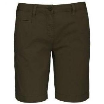 Kariban Ladies Washed Effect Bermuda Shorts