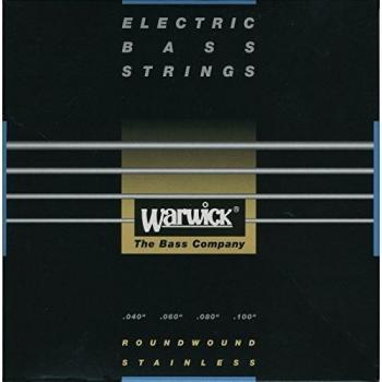 Warwick 40210 Black Electric 4-String Med-Light 040-100 Stainl...