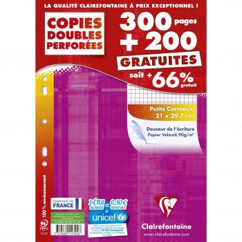 Clairefontaine Copies doubles perforées