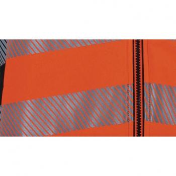 PREVENT TRENDLINE Warnschutz-Softshelljacke Größe XXXL orange/schwarz