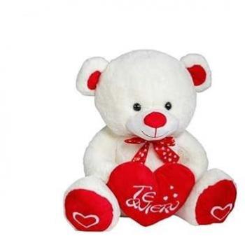 Peluche Oso blanco 60 cm con frase Te Quiero