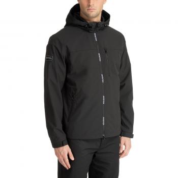 Duvetica Black Zip Hooded Jacket for Men XL