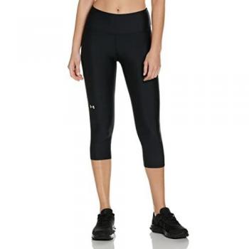 Leggings corsarios de alta cintura Under Armour negro XL mujer