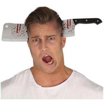 Corona de Carnicero con Cuchillo y Representación de Sangre