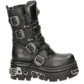 Botas New Rock M373 S4 de Estilo Rebelde para Mujer