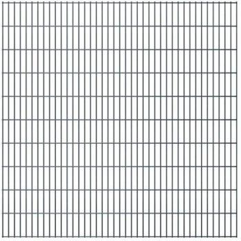 Pannelli Acciaio VidaXL 3‑unita’, recintura 6 m, 2008 × 2030 mm, design 2D
