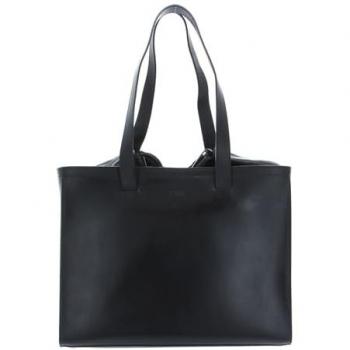 Bree Nikka 3 Schultertasche, Leder, 38 cm, Schwarz