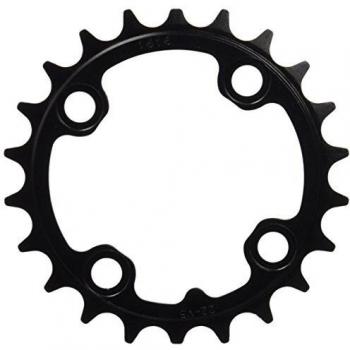 Plateau VTT Noir 24 dents Truvativ CRT24B – 64 mm, 4 points de fixation, aluminium 7075