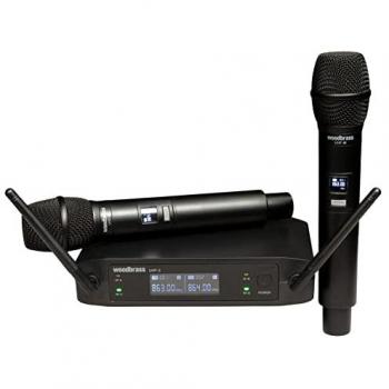 Woodbrass Double Micro UHF 863/864 MHz à main